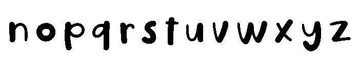 Smiley Funnyboo Font LOWERCASE