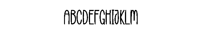 Smiley Night Font UPPERCASE