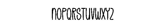 Smiley Night Font UPPERCASE