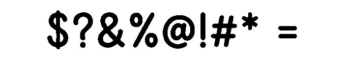 Smiley Pop Font OTHER CHARS