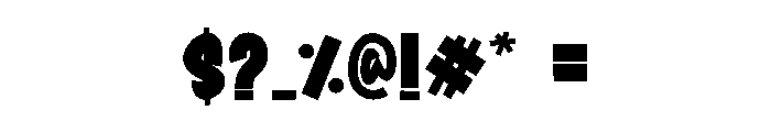 Smiling Thinker Font OTHER CHARS