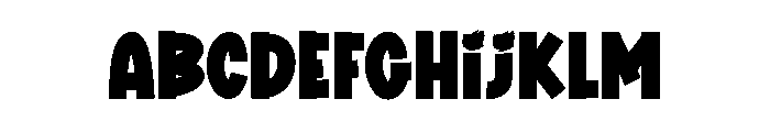 Smiling Thinker Font UPPERCASE