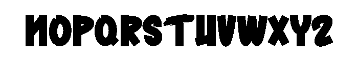 Smiling Thinker Font UPPERCASE