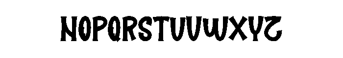 Smiling Wednesday Font LOWERCASE