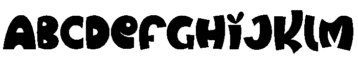 Smith Break Font UPPERCASE