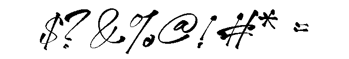 Smith Brittany Regular Font OTHER CHARS