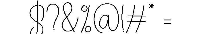 Smitsoon Font OTHER CHARS