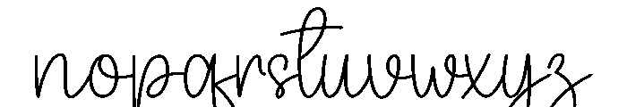 Smitsoon Font LOWERCASE