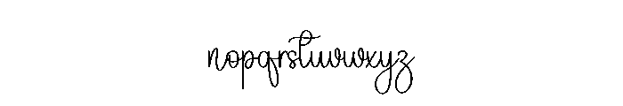 Smitten Buster Font LOWERCASE