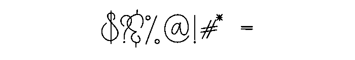 Smooth Birthday Font OTHER CHARS