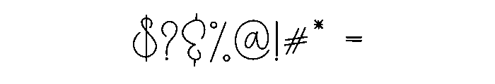 Smooth Cakes Font OTHER CHARS