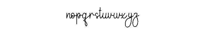 Smooth Delicious Font LOWERCASE