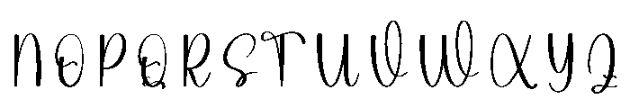 Smooth Delightful Font UPPERCASE