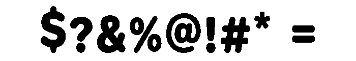 Smooth Flow Font OTHER CHARS