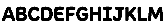 Smooth Flow Font UPPERCASE