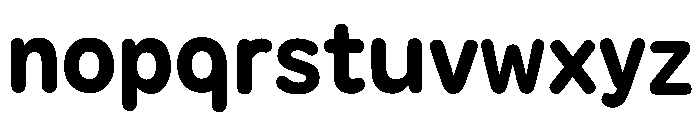 Smooth Flow Font LOWERCASE