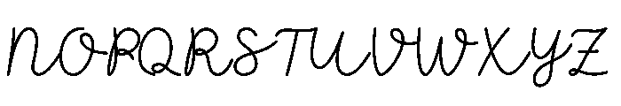 Smooth Ink Bold Font UPPERCASE