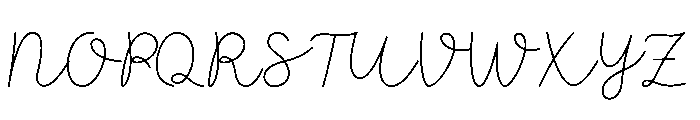 Smooth Ink Font UPPERCASE