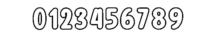 Smooth Lines Regular Font OTHER CHARS