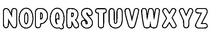 Smooth Lines Regular Font LOWERCASE