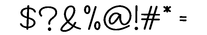 Smooth Minimalist Font OTHER CHARS