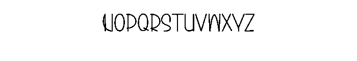Smooth Momoyo Font LOWERCASE