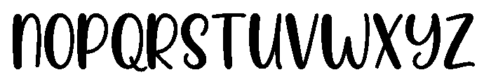 Smooth Note Font UPPERCASE
