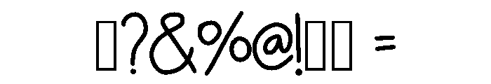 Smooth Strokes Regular Font OTHER CHARS