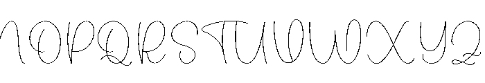 Smooth Valentine Font UPPERCASE