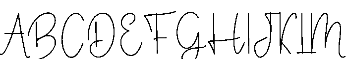 SmoothHandwriting Font UPPERCASE