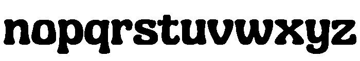 Smoothica Font LOWERCASE