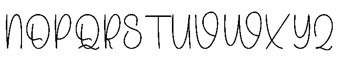 Smoothie Handmade Font UPPERCASE
