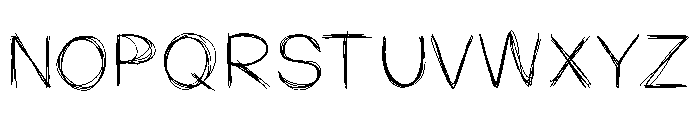 Smudgeface Medium Font UPPERCASE