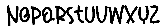Smurf Healing Font UPPERCASE