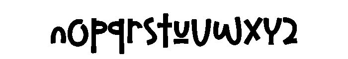 Smurf Healing Font LOWERCASE