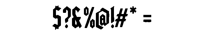 Smythera Font OTHER CHARS