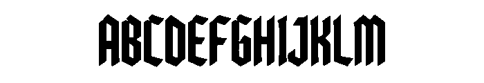Smythera Font UPPERCASE