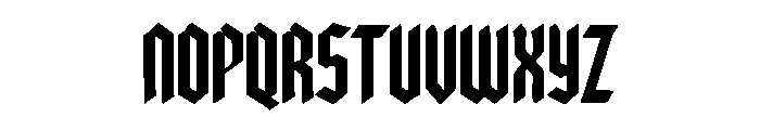 Smythera Font UPPERCASE