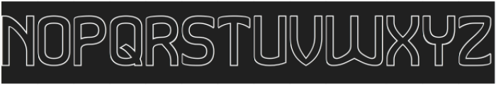 SMART WAYS-Hollow-Inverse otf (400) Font UPPERCASE