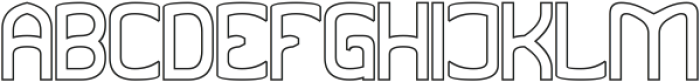 SMART WAYS-Hollow otf (400) Font UPPERCASE