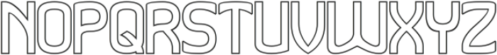 SMART WAYS-Hollow otf (400) Font UPPERCASE