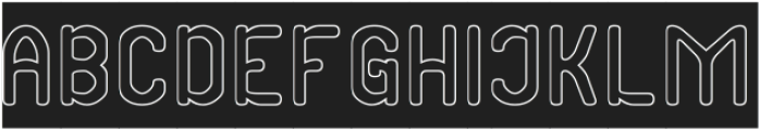 SMILE WORLD-Hollow-Inverse otf (400) Font UPPERCASE