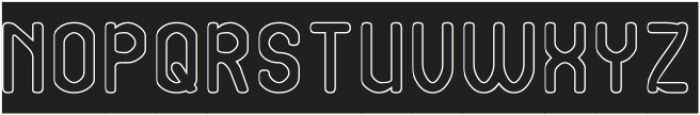 SMILE WORLD-Hollow-Inverse otf (400) Font UPPERCASE
