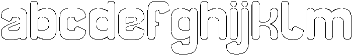SMILING WAVE-Hollow otf (400) FONT