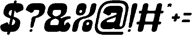 SMILING WAVE Italic otf (400) Font OTHER CHARS