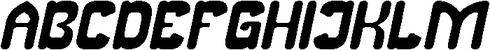 SMILING WAVE Italic otf (400) Font UPPERCASE