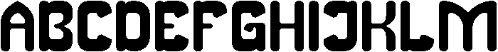 SMILING WAVE otf (400) Font UPPERCASE