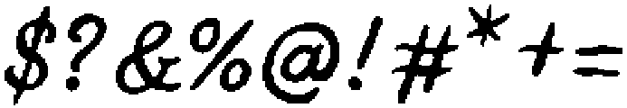 SmalltownScript Regular otf (400) Font OTHER CHARS