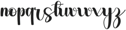 Smart Beauty Regular otf (400) Font LOWERCASE