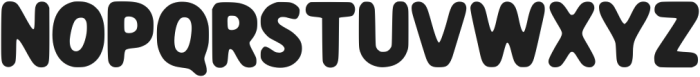 Smart Bubble Regular otf (400) Font LOWERCASE
